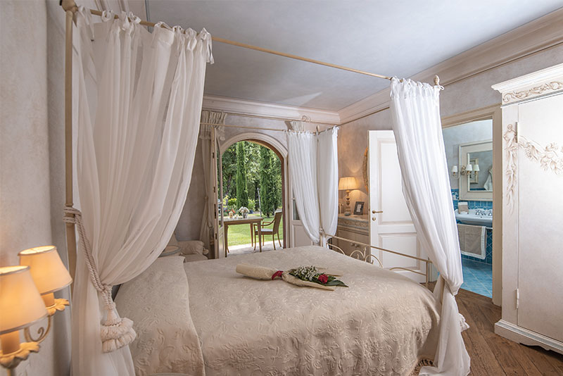 Les chambres de nos relais avec SPA et centre de bien-être en Toscane